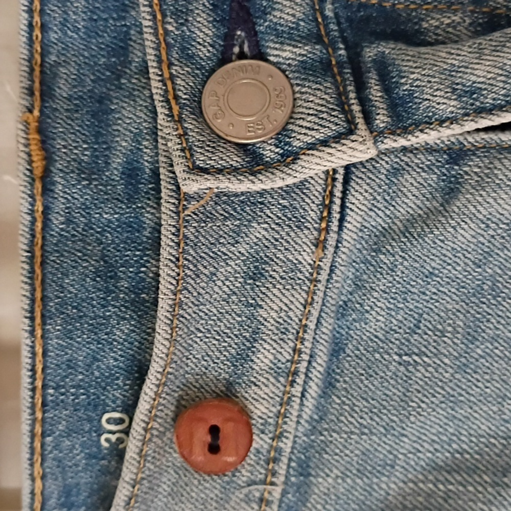 Gap 1969 Patchwork Distressed Jeans - image 2